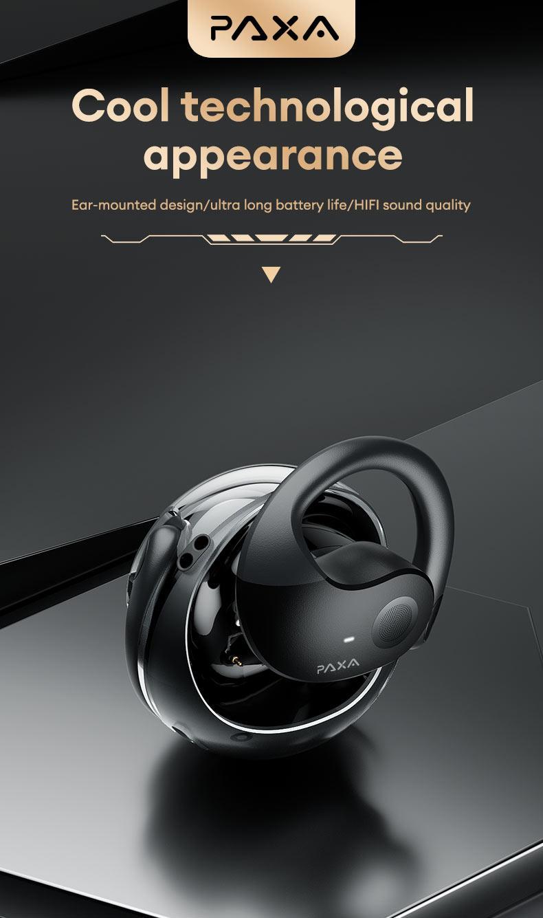 PAXA X15 Pro OWS Wireless Bluetooth Earbuds Luxurious Sound for Music & Phone Calls, Sport Headsets With Call Noise Canceling Mic