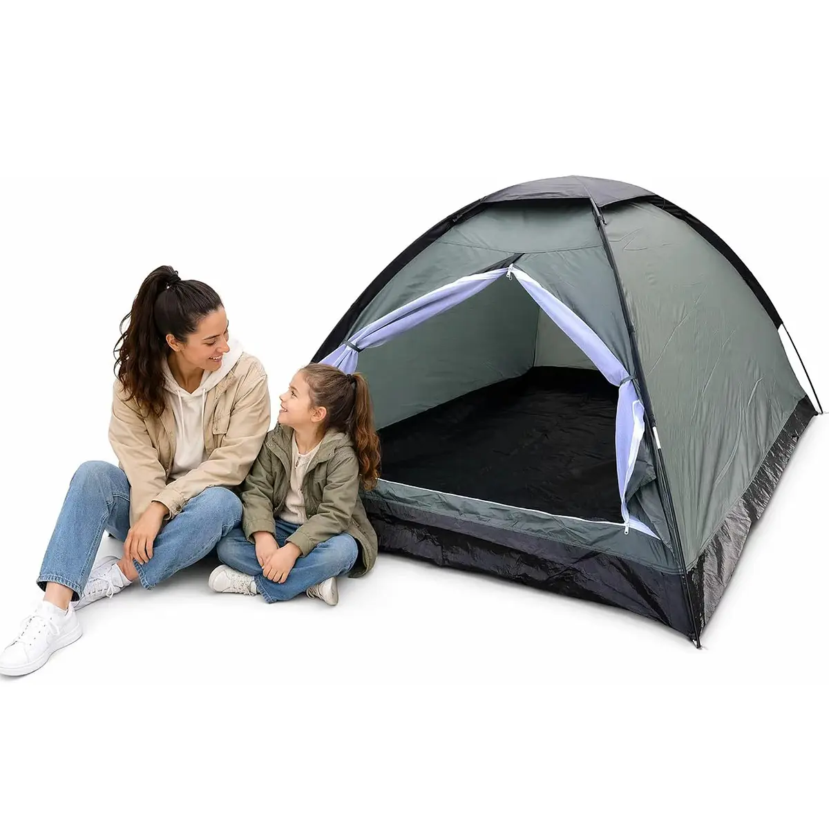 AYA StarX 2 Person Outdoor Camping Tent, Lightweight Waterproof Polyester Tents for Backpacking, Windproof Portable Design for Hiking and Festivals, Portable Tent