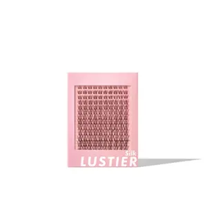 LUSTIER SILK SINGLE PACK - 140 PCS Premium Feather-Soft D-Curl Cluster Lashes 8mm-18mm