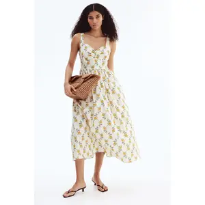 H&M Cotton poplin dress