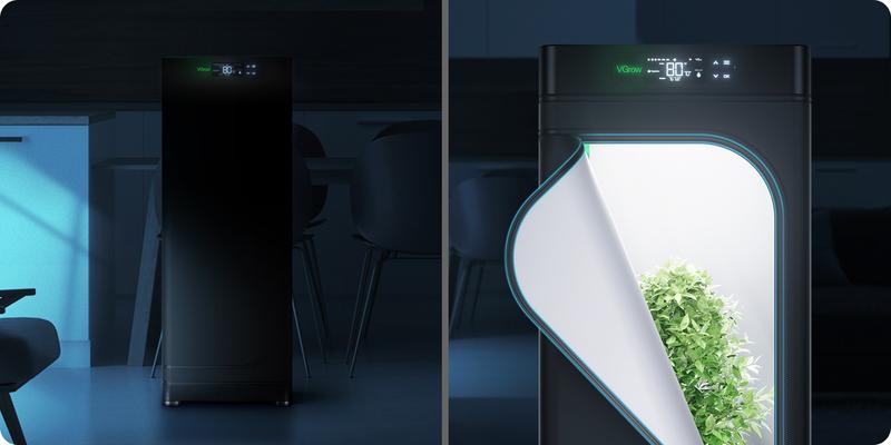 VGrow All-in-One Smart Grow Box, Professional System with Samsung LM301H EVO Grow Light, Advanced Circulation & Ventilation System, Irrigation, Nutrient, Magnetic Window for Indoor Hydroponics VGrow All-in-One Smart Grow Box, Professional System with Samsung LM301H EVO Grow Light, Advanced Circulation & Ventilation System, Irrigation, Nutrient, Magnetic Window for Indoor Hydroponics