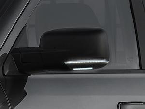 Nilight Side Mirror Marker Light Switchback Amber Turn Signals White Puddle Lights Smoked Lens Plug and Play Compatible With 2009-2018 Ram 1500 2500 3500 2009-2022 Classic