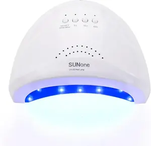 SUNone UV LED Nail Lamp, Portable 48W Nail Lamp for Gel Polish - Fast Curing UV/LED Light Dryer with 3 Timers, for Home and Salon Manicure Pedicure