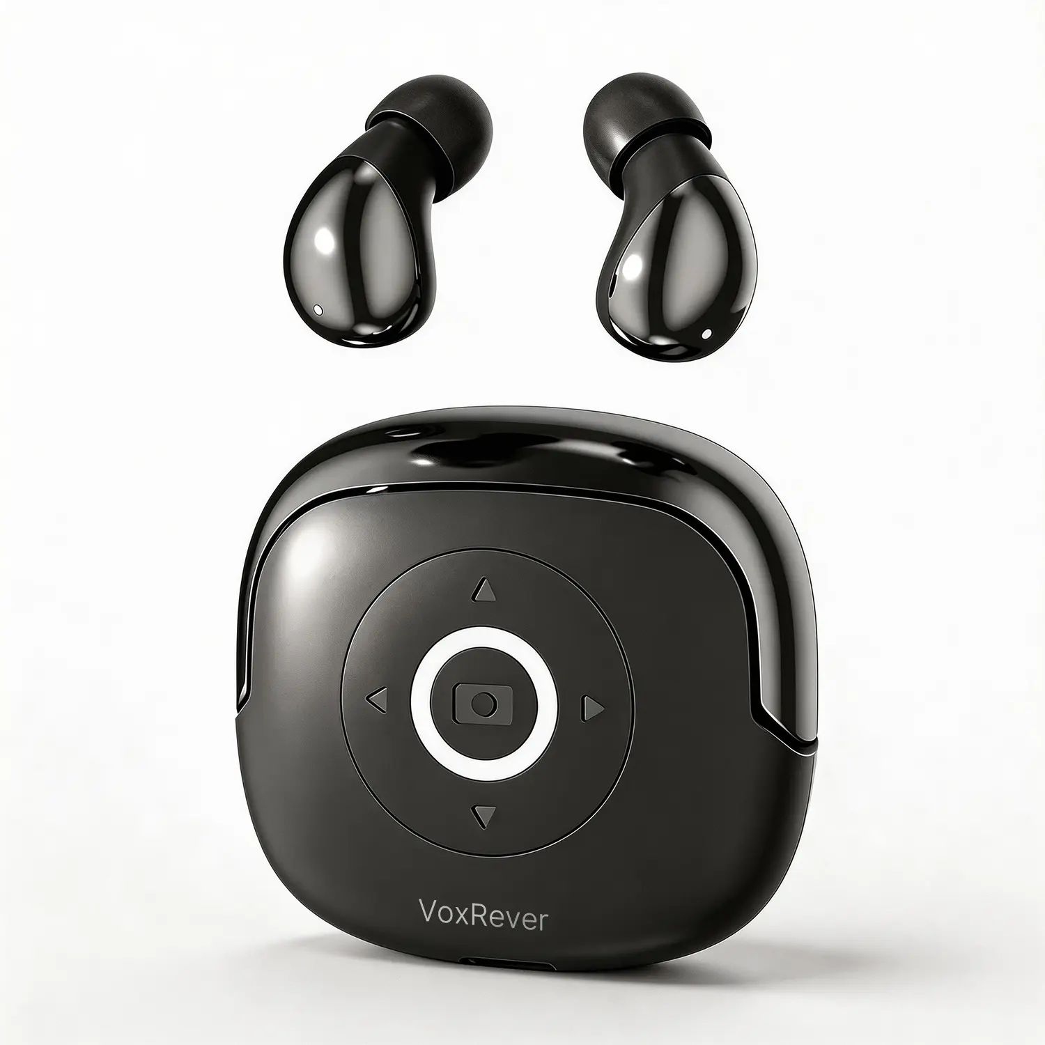 VoxRever Wireless Earbuds, Smart Remote Control, 72H Long Playtime, ENC Clear Calls Hi-Fi Stereo Sound Headphones for iOS Android PC