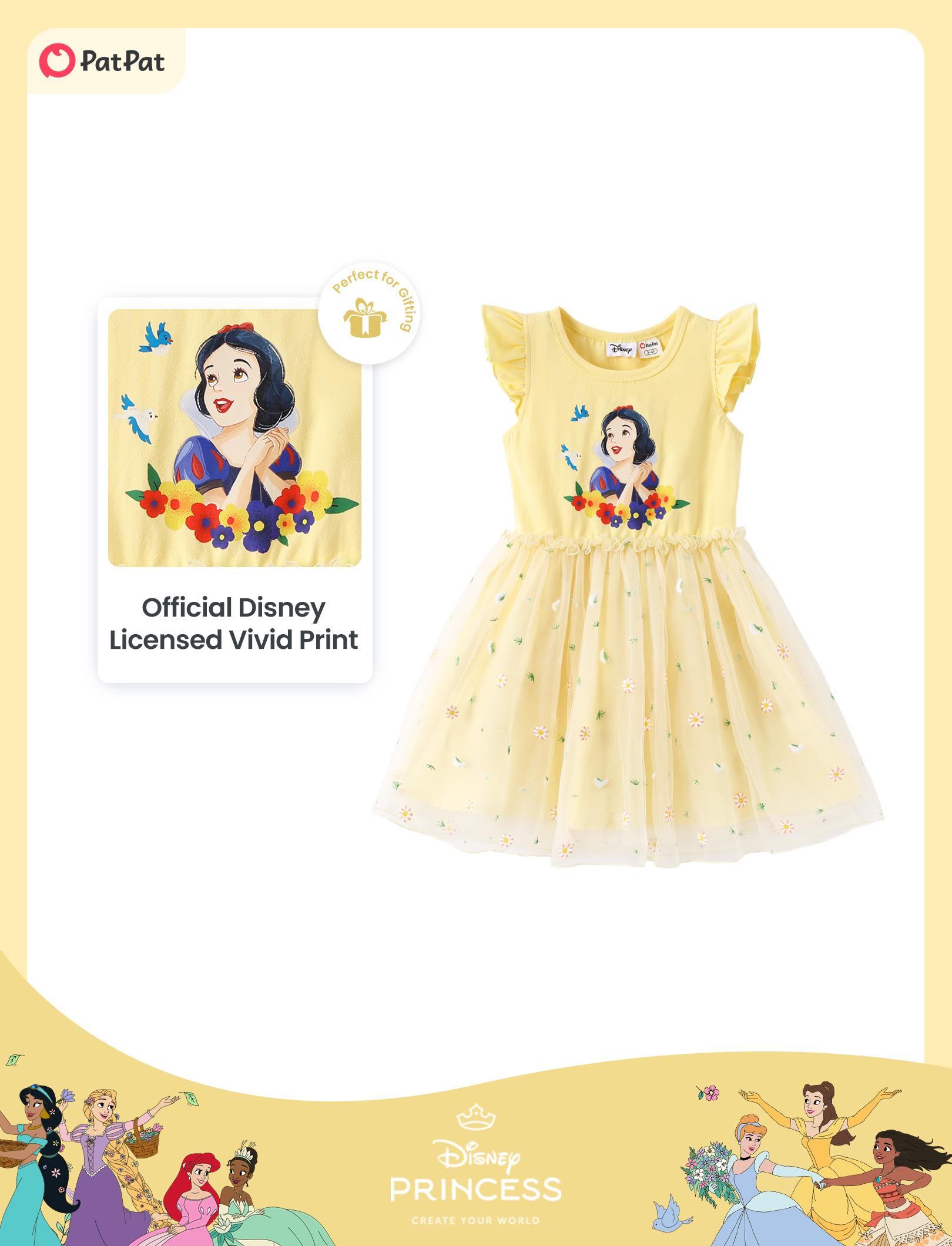 Disney Princess & Minnie Mouse Girls Dress Collection – 5 Unique Styles: Ariel, Snow White, Cinderella, Minnie Mouse Tulle & Sundress Sets for Toddler & Big Kids (2T-14Y)