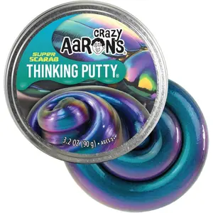 Thinking Putty - Super Scarab - Multi-Color Sensory Putty for Kids and Grown ups in a 4" Tin - Creative and Endless Fun, Stress Relief Therapy Toys, Never Dries Out - Made in USA