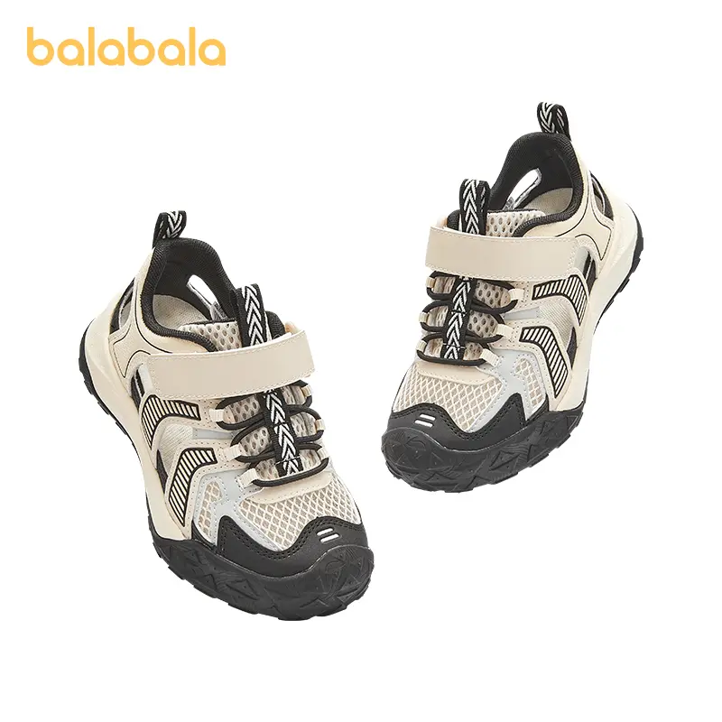 balabala Kids' Active Footwear, Lightweight Barefoot Mesh Running Shoes with a Protective Toe and Cushioned Stability Sole, Kids Running Shoes