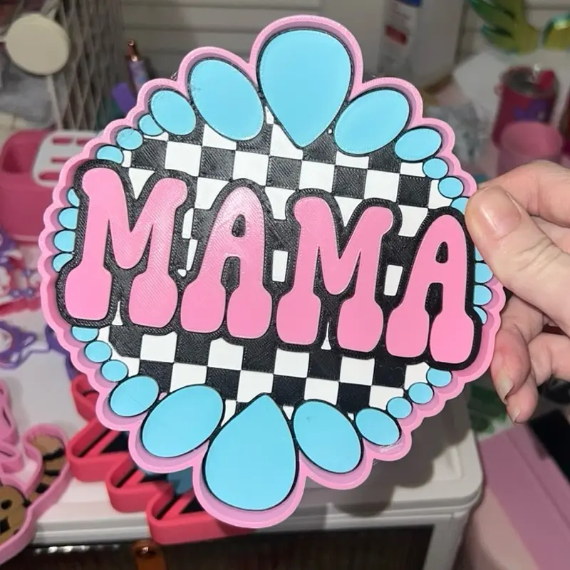Mama concho trinket tray for desk or craft room