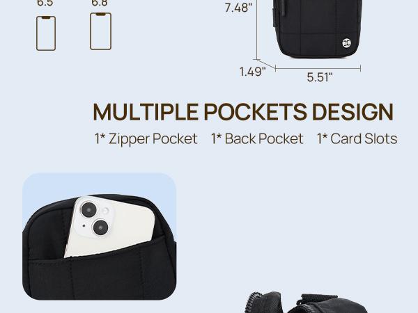 Telena Small Crossbody Bags for Women Cell Phone Purse Lightweight Shoulder Bag with Adjustable Guitar Strap Gift