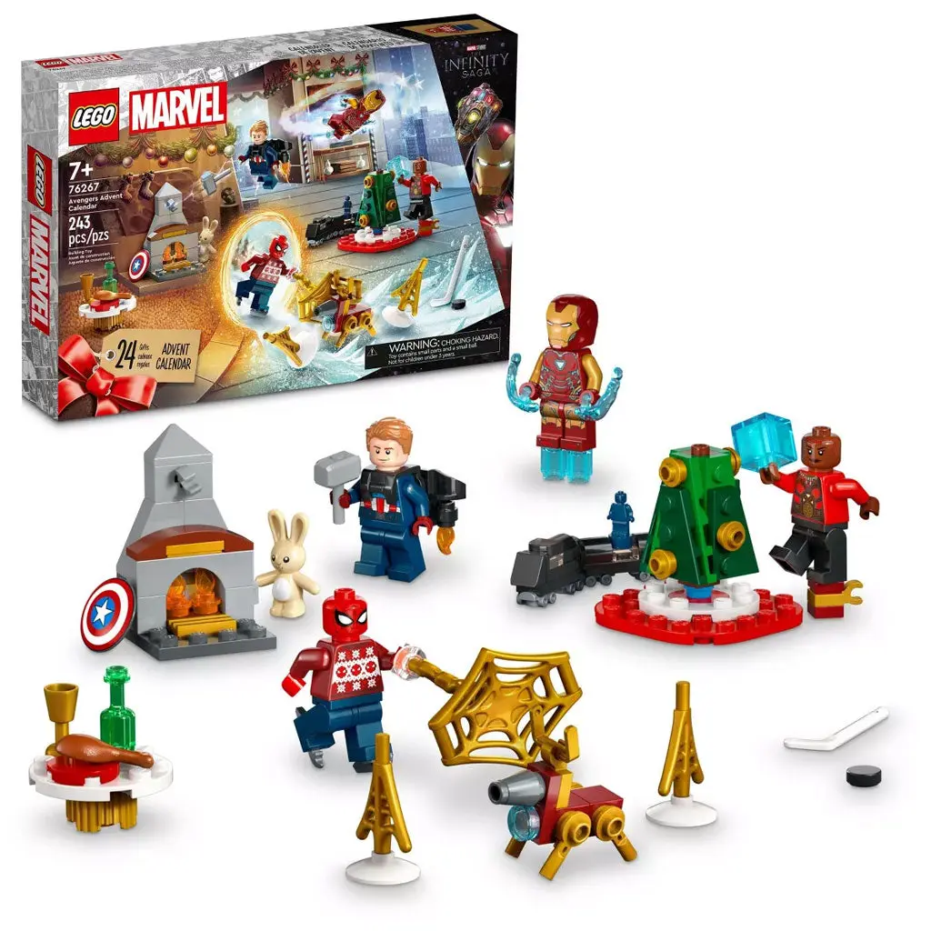 LEGO Marvel Avengers Advent Calendar Building Set (76267), Building Block Sets, Assembly Blocks Set