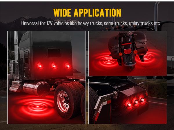 Partsam 2Pcs Clear Glass Lens Amber LED Watermelon Lights, Round Shape Light Watermelon Underglow Lights Turn Signal for Semi Truck Pickup, Compatible with Freightliner Kenworth Peterbilt Partsam 2Pcs Clear Glass Lens Amber LED Watermelon Lights, Round Shape Light Watermelon Underglow Lights Turn Signal for Semi Truck Pickup, Compatible with Freightliner Kenworth Peterbilt