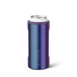 BrüMate Hopsulator Slim Insulated Can Cooler | 12oz Slim Cans | Skinny Can Stainless Steel Drink Holder