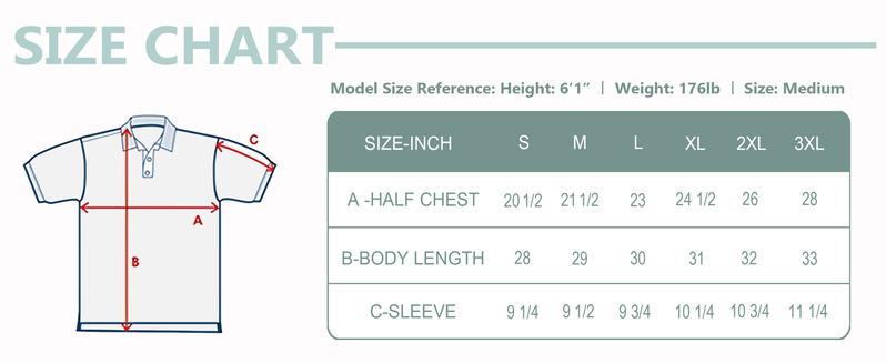 MAELREG Polo Shirts for Men Dry Fit Performance Chest Print Color Block Moisture Wicking Casual Short Sleeve Golf Shirts,Contrast Color Outdoor Clothing,Gifts for Men