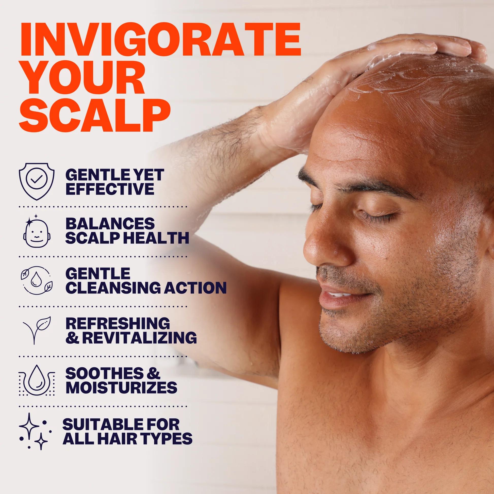 FREEBIRD Detoxifying Scalp Cleanser - 3 FL OZ Gentle Daily Cleanser for Healthy Scalp with Sandalwood - Deep Cleansing Formula & Nourishing Ingredients - Haircare Shampoo Conditioner