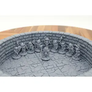 The Rotfang Horde – 10 Goblin Miniature Warband 3D Printed PLA+ for TTRPGs 1" Bases Unique Sculpts Varied Weapons Gear Stances