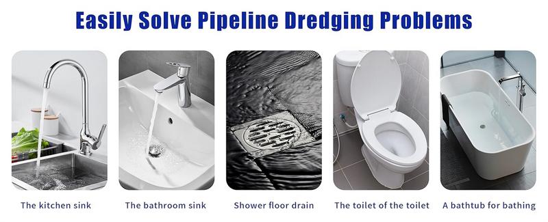 џLiapu Powerful Pipe Dredging Agent for Kitchen and Toilet Pipelines - Dissolves 200+ Blockages and Kills 99% of Bacteria