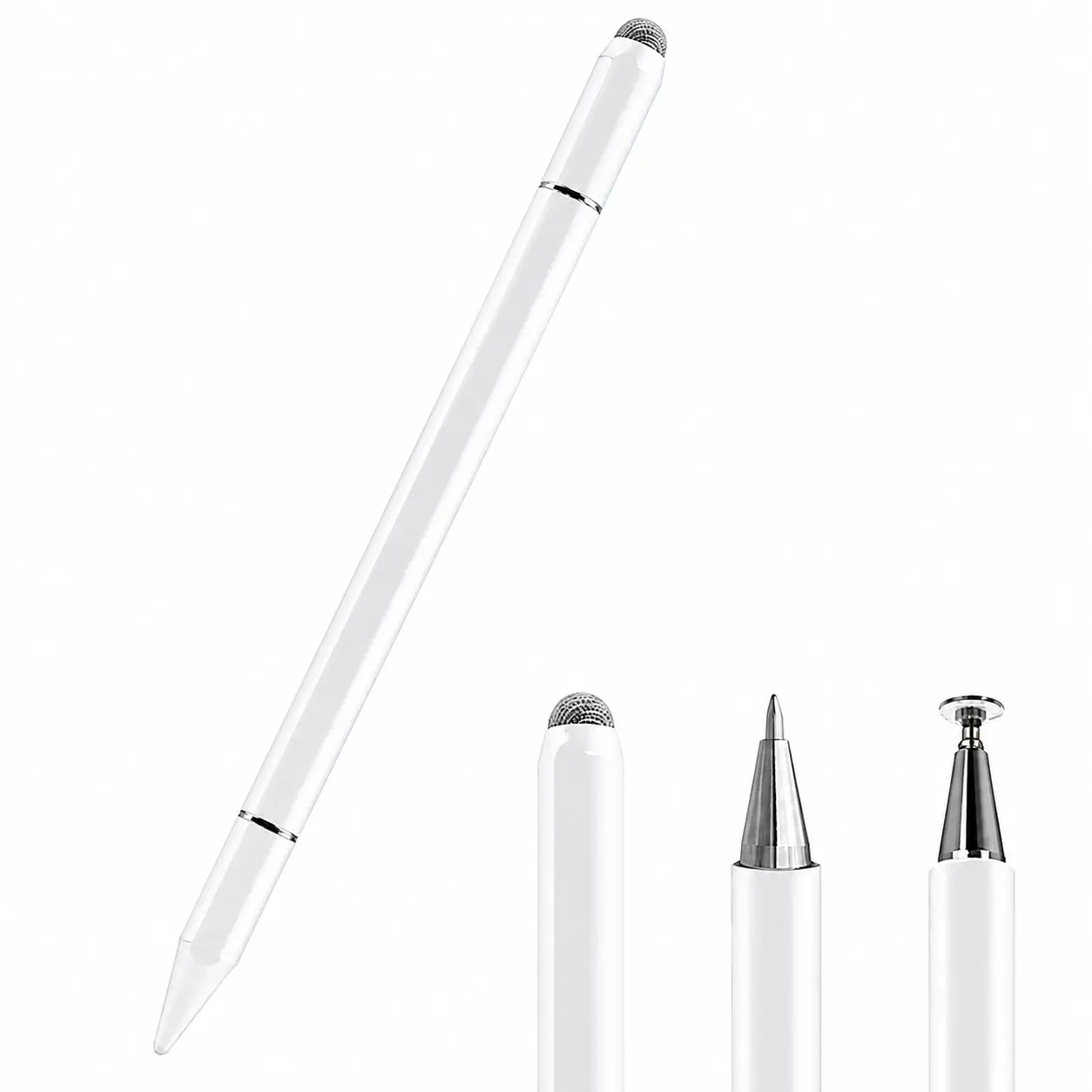 3 in 1 Stylus Pen for Touch Screens, High Precision Universal Touch Screen Stylus for iPad/iPhone/Samsung/Android and All Touchscreen Tablets Phones for Drawing Gaming Note Taking