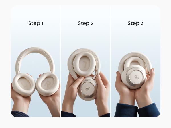 soundcore Space One Pro, FlexiCurve Over-Ear Headphone, Adaptive Active Noise Cancelling Headphones Driven by 6 Mics, 60H Lossless Audio, Ultra-Fast Charging, Hi-Res Wireless, Comfortable Fit