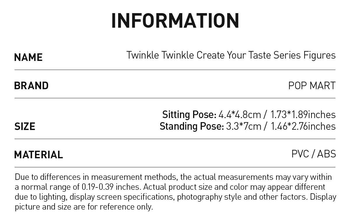 unboxing - Twinkle Twinkle Create Your Taste Series Figures  -A