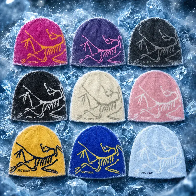 Unisex Knit Winter Beanie Hat, Soft Warm Wool Blend Skull Cap for Men Women, Outdoor Ski Hiking Snowboard Cold Weather Streetwear Beanie