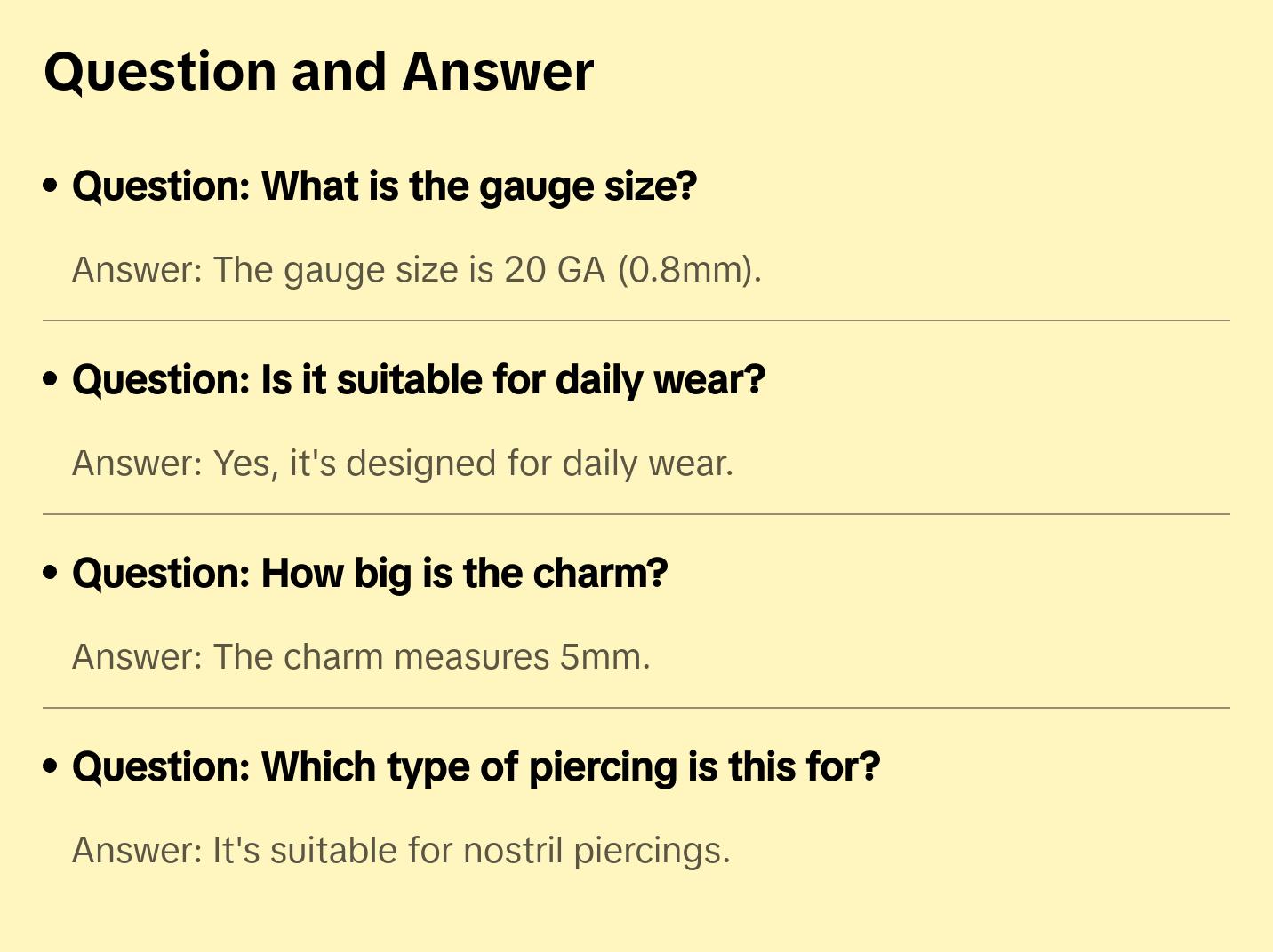 Golden Antique Violet Flower L-Shaped Nose Ring 316L Stainless Steel Gold Plated 20 GA Daily Wear Charm Piercing Jewelry