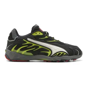 PUMA Mens Inhale Mesh Lace Up Sneakers Shoes Casual - Black