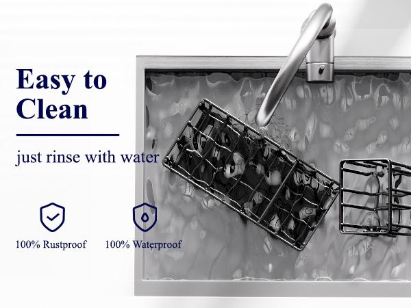 Dish Drying Rack for Kitchen Counter Large Capacity Sink Organizer with Cutlery Holder Easy Clean, Modern Home Essential