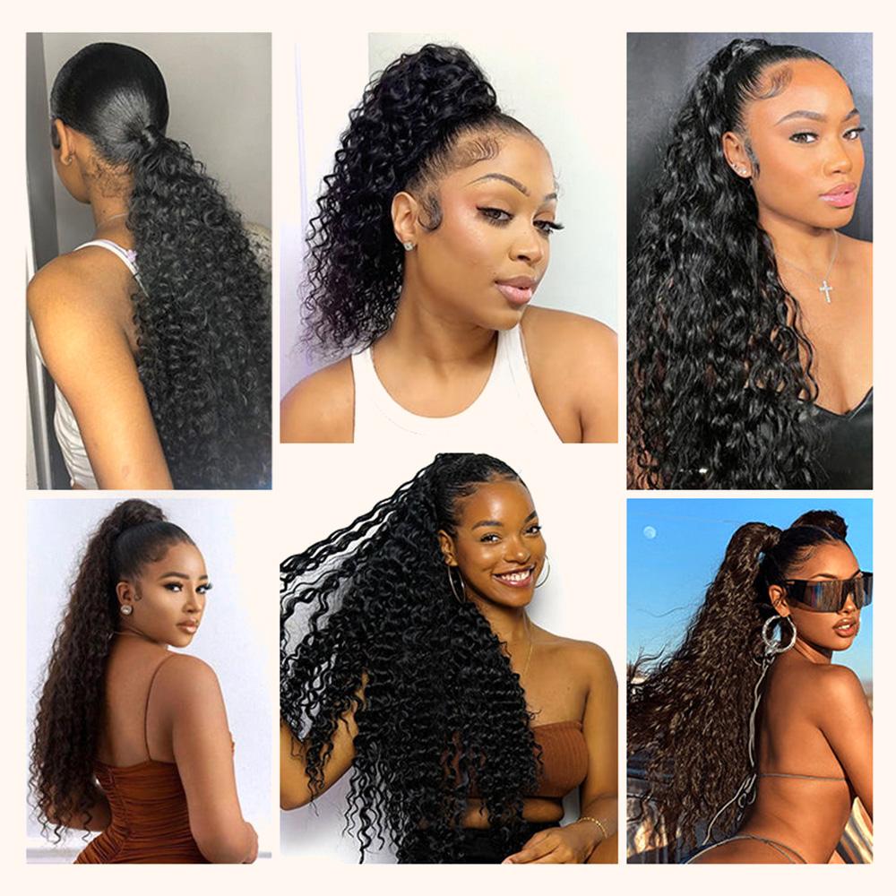 [Spring Musts] Wiggins Hair Ponytail Extension Human Hair 250% Density Ponytail Extension #SpringStatements