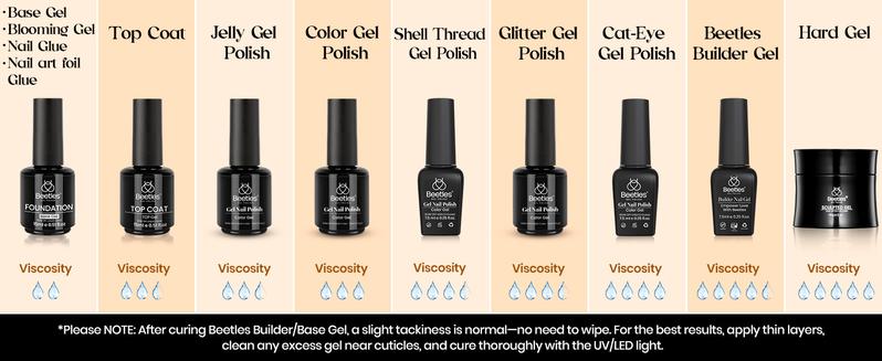 Beetles Valentine Rubber Color Base Gel Nail Polish Set, -DIY Nails at Home Gift for Women, Manicure, Nailcare & Beauty Products Uv Cutics  newyearnewme valentinesday Easter Nail Designs Spring Floral Nails Vacation Nails