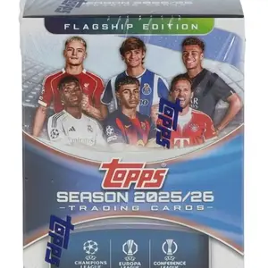 2025/26 Topps UEFA Club Competitions Soccer 7-Pack Blaster Box