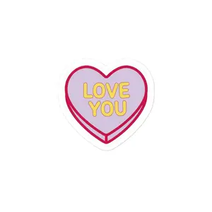 Heart Sticker - purple