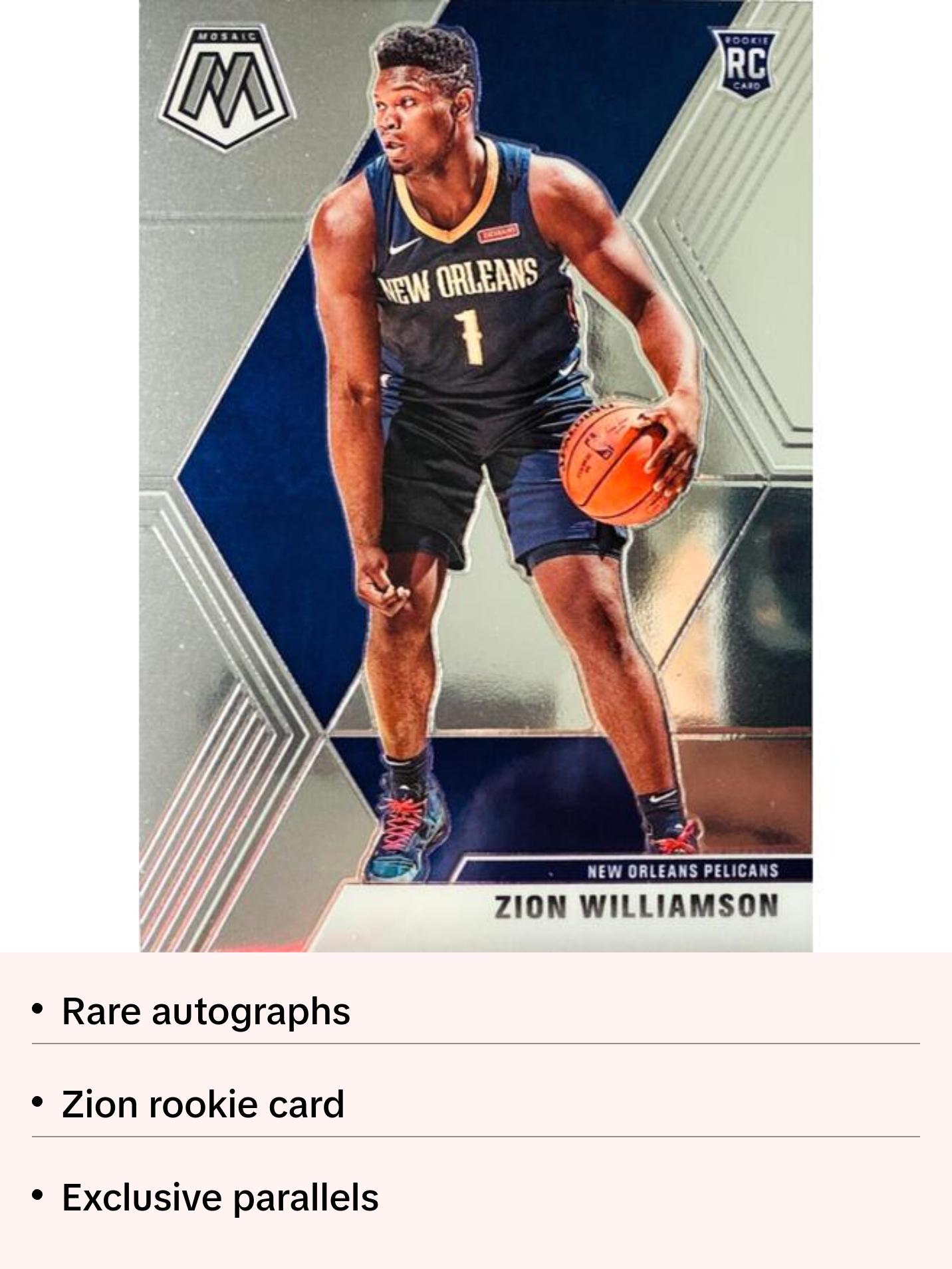 2019-20 Panini Mosaic Basketball Multi-Pack (15 Cards)