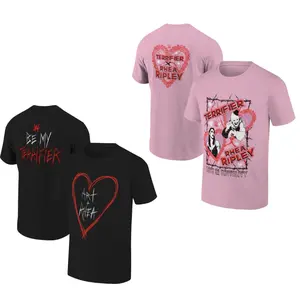 Ripple Junction Pink Rhea Ripley Terrifier Love And Brutality Shirt, Fashion Cotton, Full Colors, Full Sizes, For Men, For Women