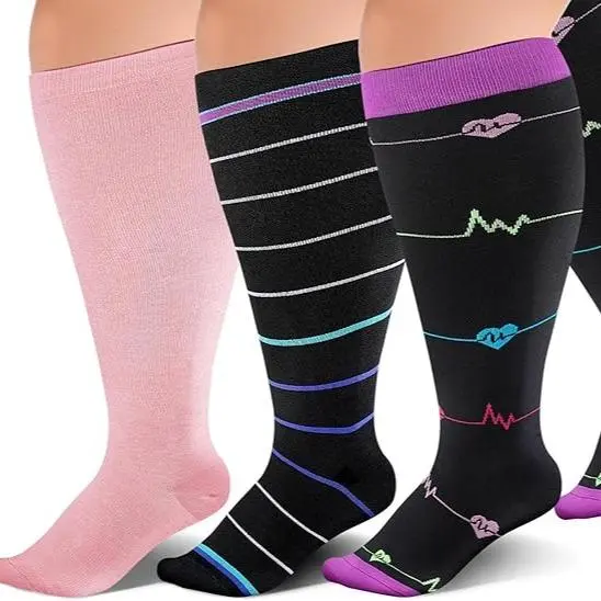 Pink+blue Black Stripes+heart Beat