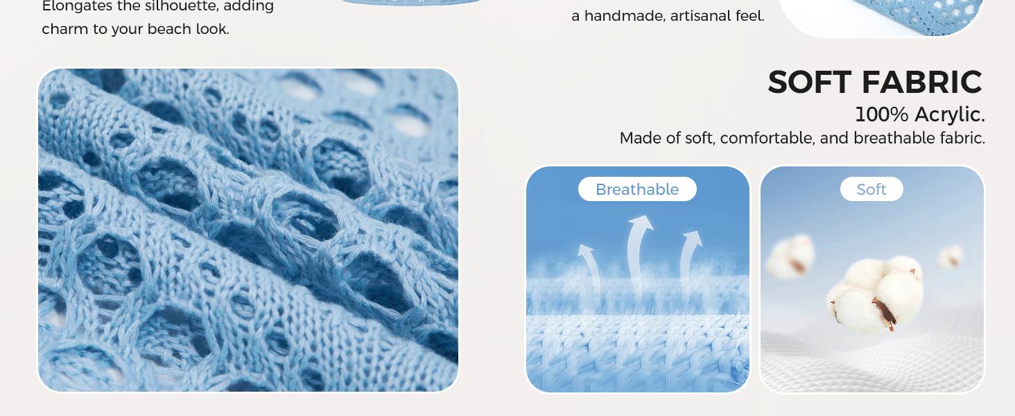 Fisoew Women's Bohemian-Inspired Beige Crochet Top with V-Neck #Springtok #TikTokShopJumpstartSale Casual Chic