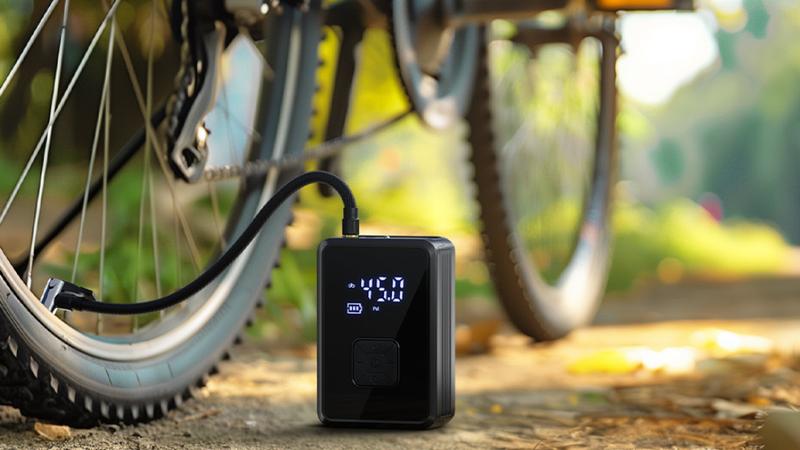 Oasser Fast Wireless Tire Inflator, Mini Portable High-Pressure Car Air Compressor 150 PSI, USB-C Rechargeable, Auto Stop Modes, Long Lasting Battery