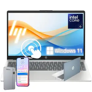 HP 15 FD0130WM Touchscreen Laptop 15 6 FHD Intel Core i3 N305 8GB 256GB SSD Win11H Blue Fast Performance