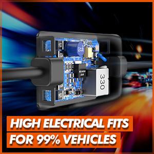 2017 Chevrolet Impala 9005/HB3 15W 6000K White LED Headlight Bulb 2PCS SEALIGHT X1