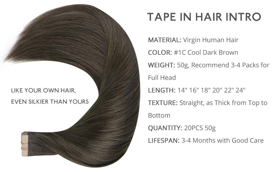 WENNALIFE Tape in Hair Extensions 20pcs to 40pcs Ash to Golden and Platinum Blonde Remy Human Hair  Skin Weft Tape Extensions Human Hair
