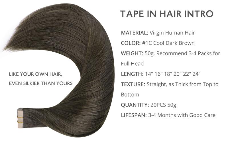 WENNALIFE Tape in Hair Extensions 20pcs to 40pcs Ash to Golden and Platinum Blonde Remy Human Hair  Skin Weft Tape Extensions Human Hair