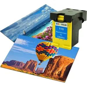 Remanufactured 110XL 110 Tri-Color(CB305A) High Yield Ink Cartridge for HP 110XL 110 Use for PhotoSmart A310 A433 A440 A510 Printer(1-Pack) More Print Pages Than CB304AN