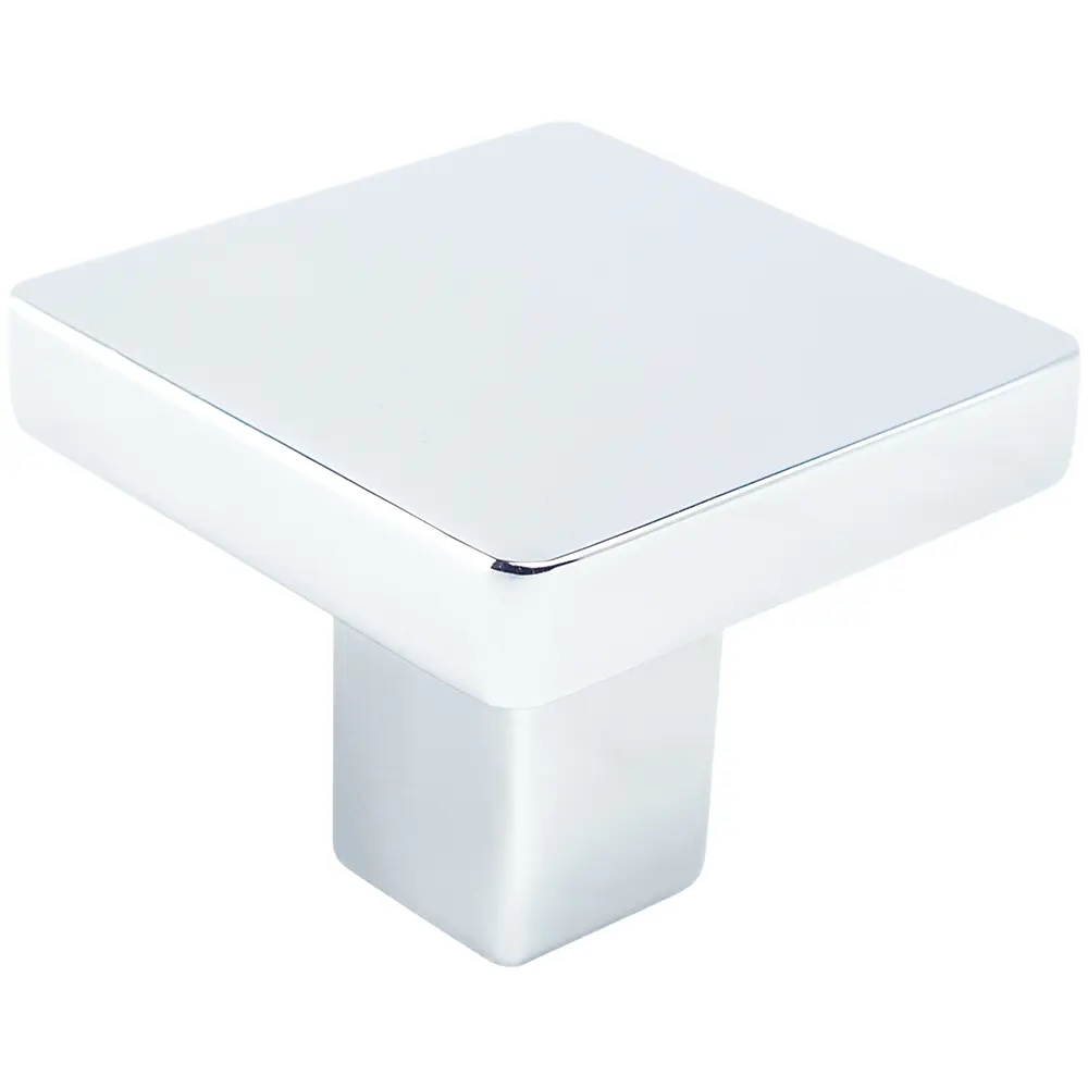 Berenson BE0950 1026 1.125 in. Contemporary Advantage One Square Knob, Polished Chrome