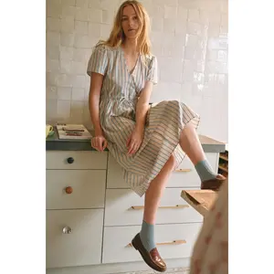 The Dawn Dress Petites | Antique Stripe