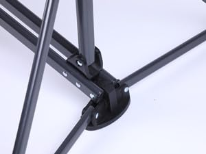 Heated Hammock Camping Chair with Footrest, Heated Camping Chair with Battery, Rocking Swing Chairs, Hammock Chairs with Stand, Heavy Duty (1, Heat Black W/Footrest)