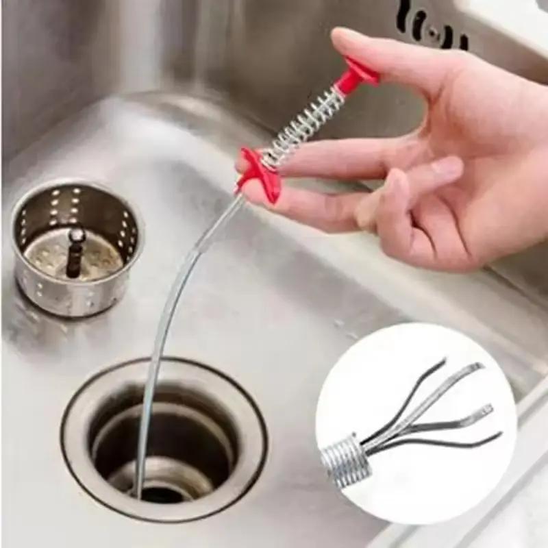 Ultra Flexible 78-inch Steel Wire Grab Claw Tool with 4 Mechanical Fingers for Hose Picking Assistance in Garbage Sinks Drainage Pipes & Toilets Ultra Flexible 78-inch Steel Wire Grab Claw Tool with 4 Mechanical Fingers for Hose Picking Assistance in Garbage Sinks Drainage Pipes & Toilets