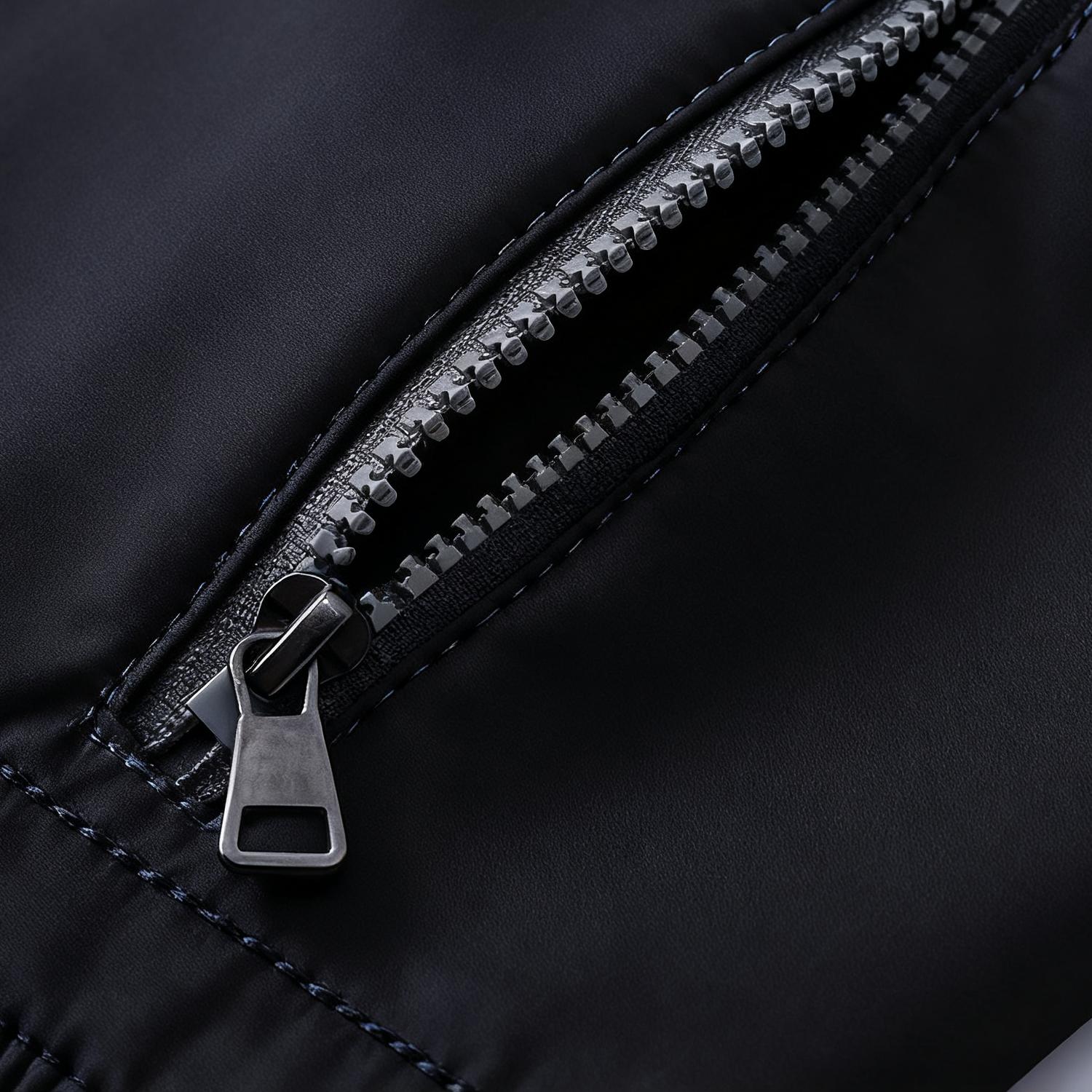 Men's Solid Color Zip Up Hooded Warm Fleece Lined Jacket, Regular Fit Casual Long Sleeve Front Zipper Coat, Suitable for Autumn and Winter, Men's Everyday Wear, Newly Designed Short Fleece Jacket for Autumn and Winter, Warm and Stylish Stand Collar Trendy