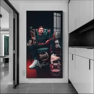 Lionel Messi Wall Art, Soccer Printn NoFrame