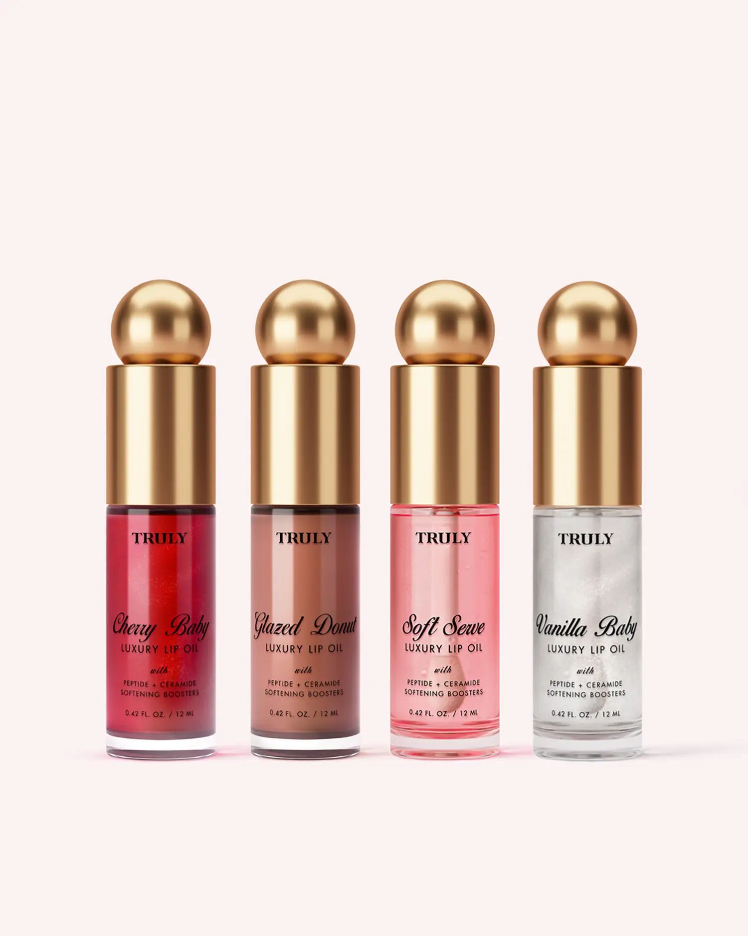 Luxury Peptide Lip Oil Collection - 4-Piece Luxury Peptide Lip Oil Set