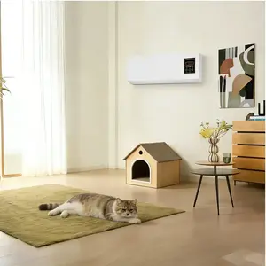 Wall-Mounted Heater 1200W for Indoor Use with Remote & Touch Control 6-Hour Timer Overheat Protection Tool-Free Install for Bedroom Bathroom Garage Office