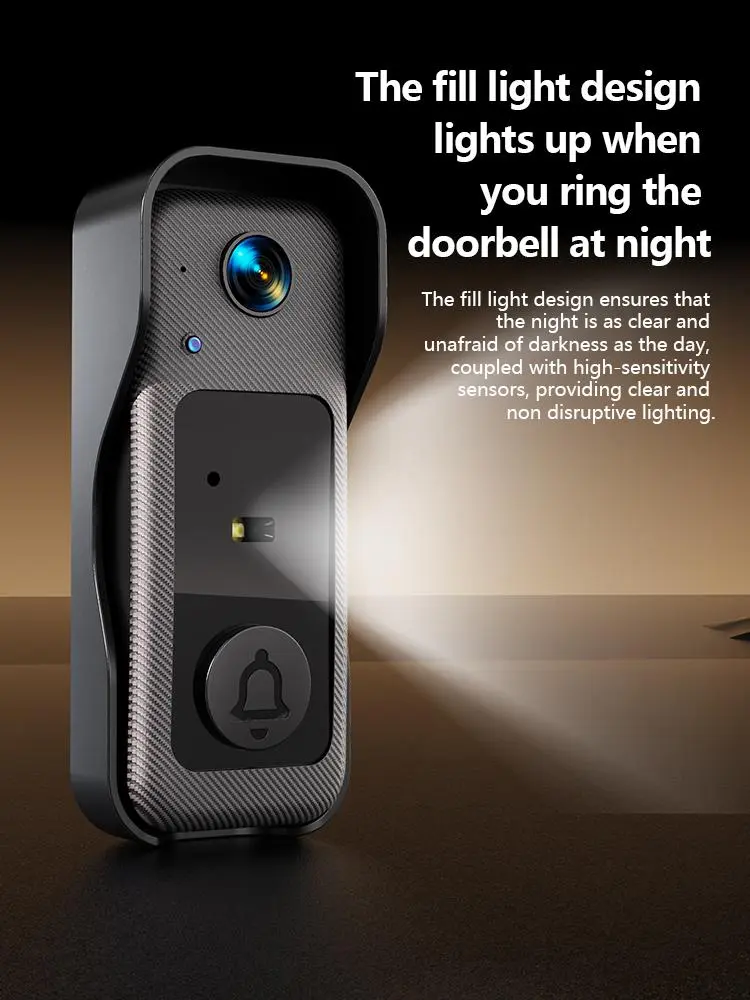 Qawtor Wireless Video Doorbell Camera with Screen, No WiFi or App Needed, Night Vision, Two-Way Audio,  Battery Powered, Easy Installation, No Subscription, tiktokshopbacktoschool